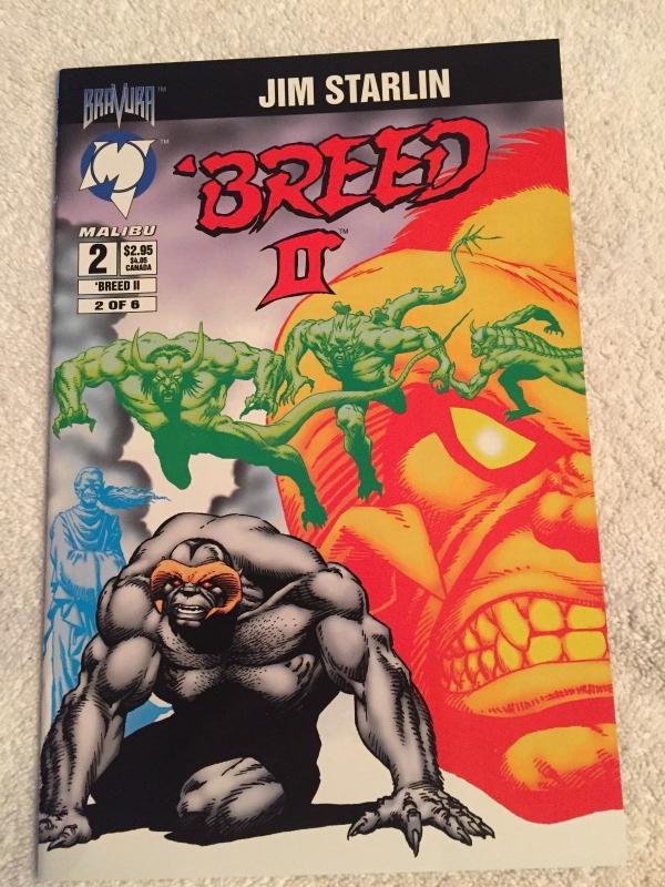 BREED II--HE'S BACK--V1--#'S1,3,4,5--1994--JIM STARLIN