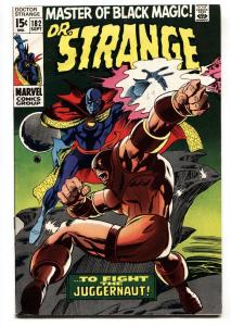 Dr Strange #182-1969 DR. STRANGE vs. JUGGERNAUT. marvel