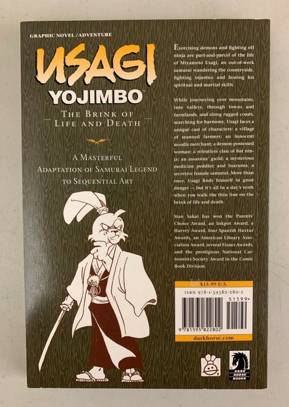 Usagi Yojimbo Vol 10 The Brink of Life and Death 2010 Paperback Stan Sakai  