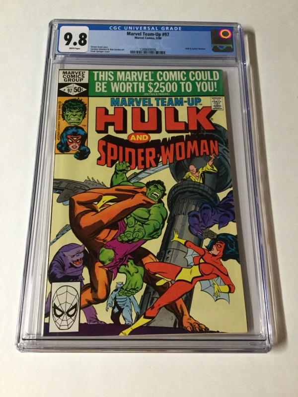 Marvel Team Up 97 Cgc 9.8 White Pages