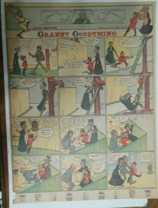 Granny Goodthing Sunday Page by Follett  from 5/29/1910 Full Page Size!