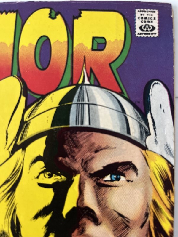 Thor 158 Marvel Comics 1968 Origin Retold Stan Lee Story Jack Kirby Art. VF+! ?