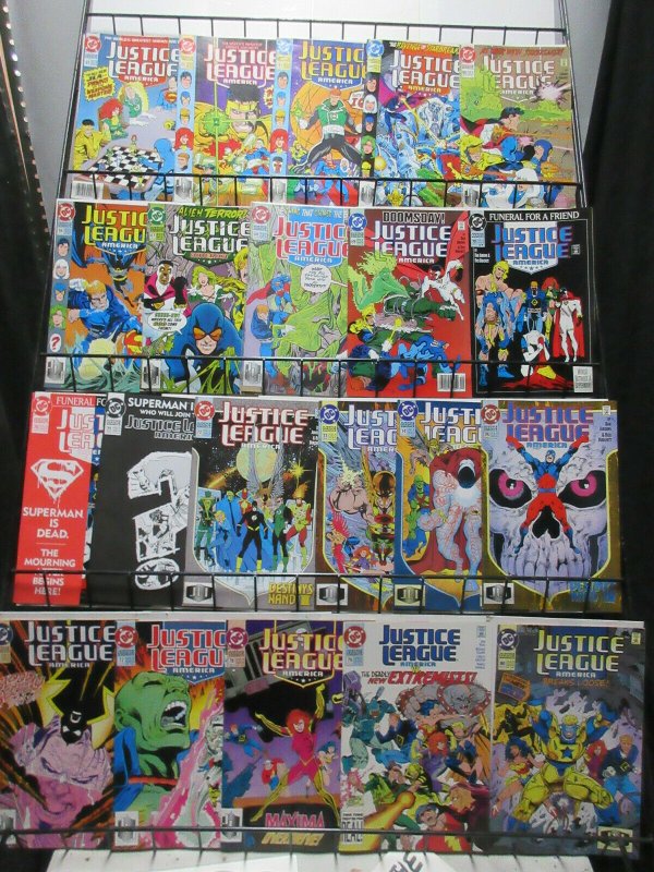 Justice League International to America (DC 1987-96) Mini-Library Lot of 124Diff