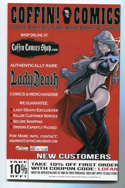 Lady Death Echoes #1 NSFW Throne Variant Cover by Ivan Reis Signed Pulido /69