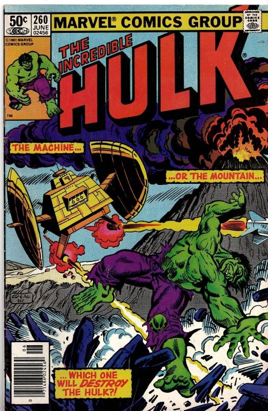 Incredible Hulk #260 VINTAGE 1981 Marvel Comics
