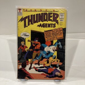 THUNDER AGENTS #6 Tower Action Series 1966 Wally Wood Dynamo Wizard App. FN- 5.5