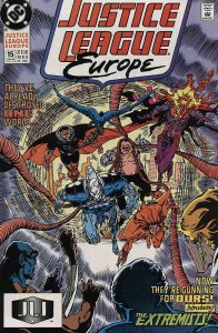 Justice League Europe #15 VF/NM ; DC | 1st Appearance the Extremists