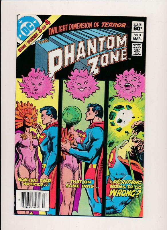 DC SUPERMAN in THE PHANTOM ZONE complete mini series #1-4 VF+ (HX683)