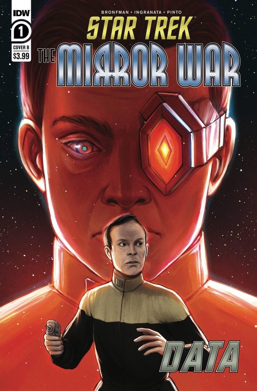 Star Trek Mirror War Data #1 Cvr B Ebenebe Idw Publishing Comic Book