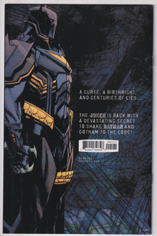 Batman: A Maldição do Cavaleiro Branco #5 Variant Cover (2020)