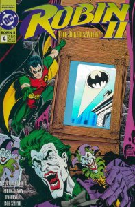 Robin II #4 of 4 DC 1991 Robin & Joker Holographic Cover Comic Book (NM)
