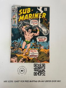 Prince Namor Sub-Mariner # 39 VG Marvel Comic Book Dr. Doom Hulk Thor 12 J224