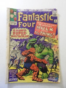 Fantastic Four #25 (1964) GD Condition moisture damage