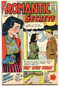 Romantic Secrets #23 1959- Motorcycle gang story- Charlton Romance
