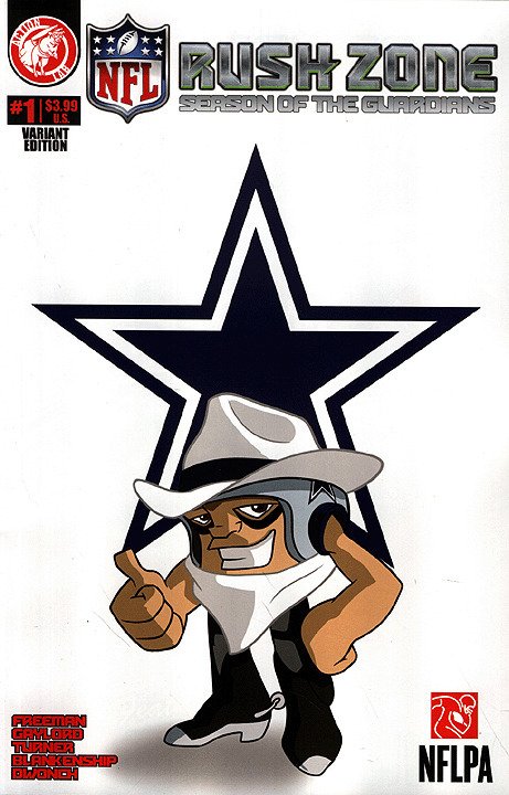 NFL RUSH ZONE: SEASON OF THE GUARDIANS (2013 Series) #1 COWBOYS Near Mint  Comics