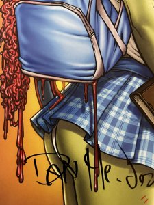 ZOMBIE TRAMP #35 BILL MCKAY SCHOOL GIRL RISQUE SIGNED BY MENDOZA NM+