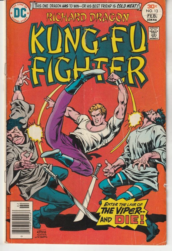 Richard Dragon, Kung Fu Fighter #13 (1977)