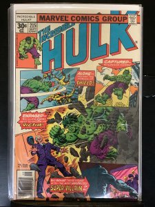The Incredible Hulk #215 (1977)