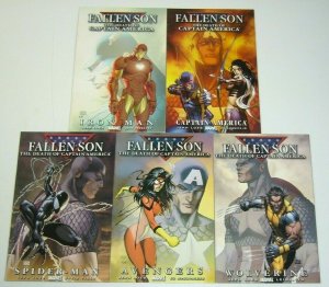 Fallen Son: Death Captain America #1-5 VF/NM complete series  michael turner set