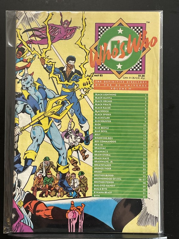 Who's Who: The Definitive Directory of the DC Universe #3 (1985)