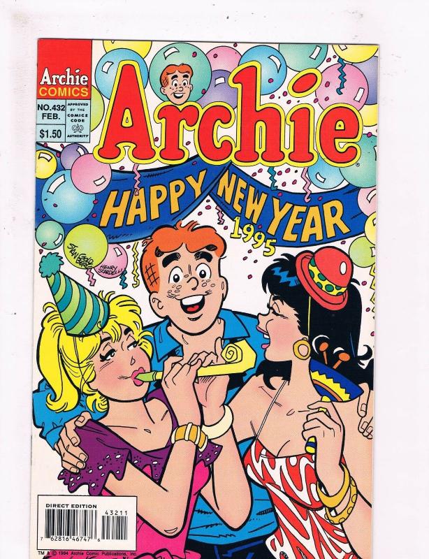 Archie #432 VF 1st Print Archie Comics Comic Book Betty Veronica Jughead DE3