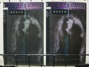 DEATH  HIGH COST OF LIVING  The Set Of Both #3 Variants