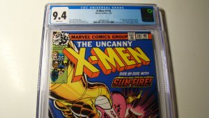 X-MEN 118 *CGC 9.4 WHITE PAGES* NEAR MINT 1ST MARIKO YASHIDA SUNFIRE BYRNE ART 