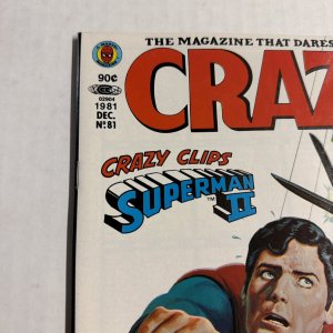 Crazy #81 1981 Superman  Marvel Magazine