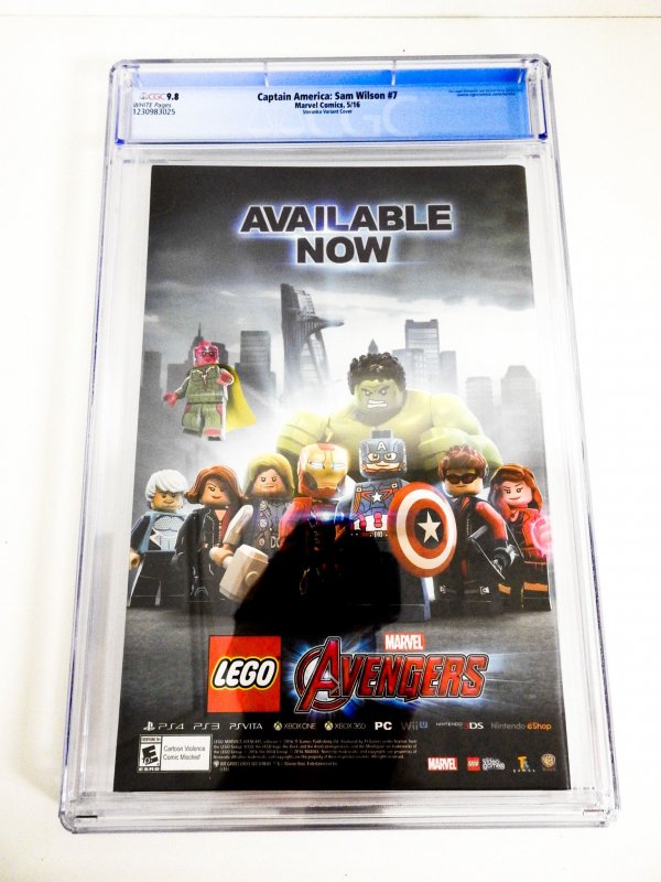 Captain America: Sam Wilson #7 Steranko Cover (2016) CGC 9.8!