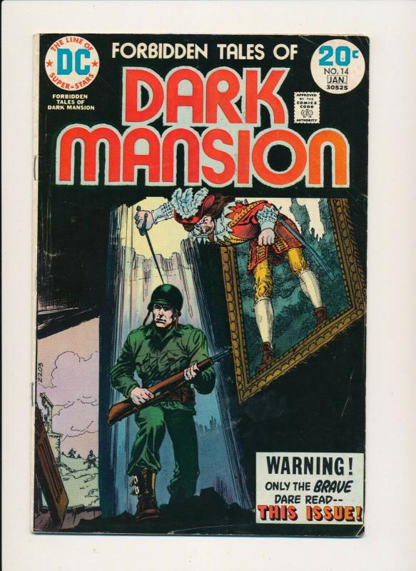 DC Comics Forbidden Tales of DARK MANSION #14 ~ VG 1974 (PF539) 