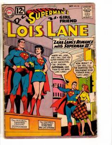 Lois Lane #36 PR/GD DC Comic Book Silver Age Superman's Girlfriend Supergirl JG1