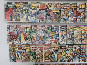 Huge Lot 190+ Low Grade Mostly Bronze Comics W/ Hulk, Thor, +More see desc