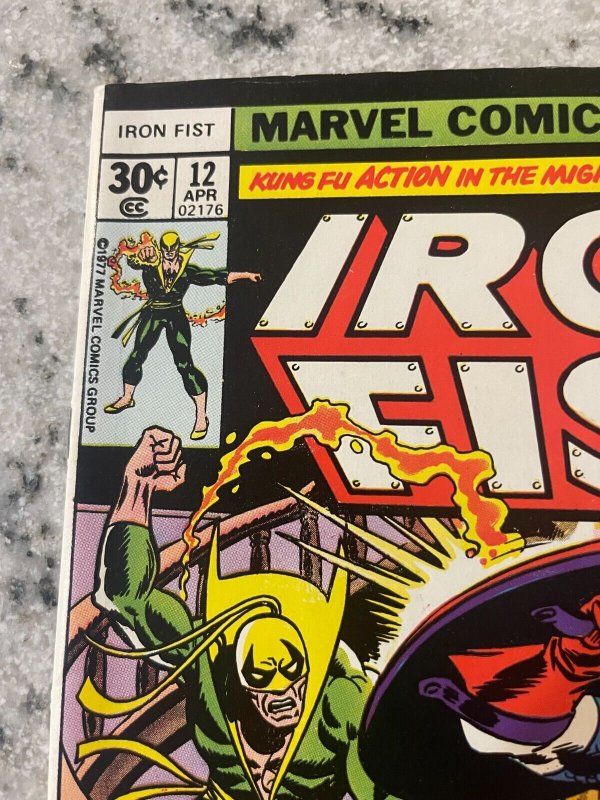 Iron Fist #12 NM Marvel Comic Book Iron Man Avengers Power Man Luke Cage 20 J864