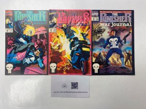 3 Punisher War Journal MARVEL comic books #29 30 33 43 KM15