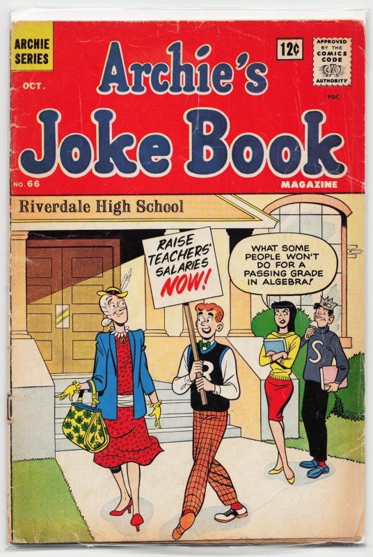 Archie's Joke Book Magazine #66 (1962) Miss Grundy