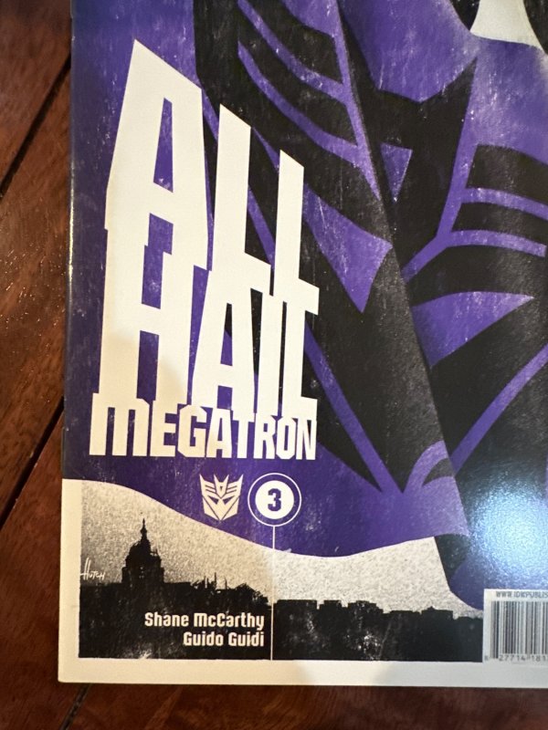 The Transformers: All Hail Megatron #3 Variant Cover (2008)