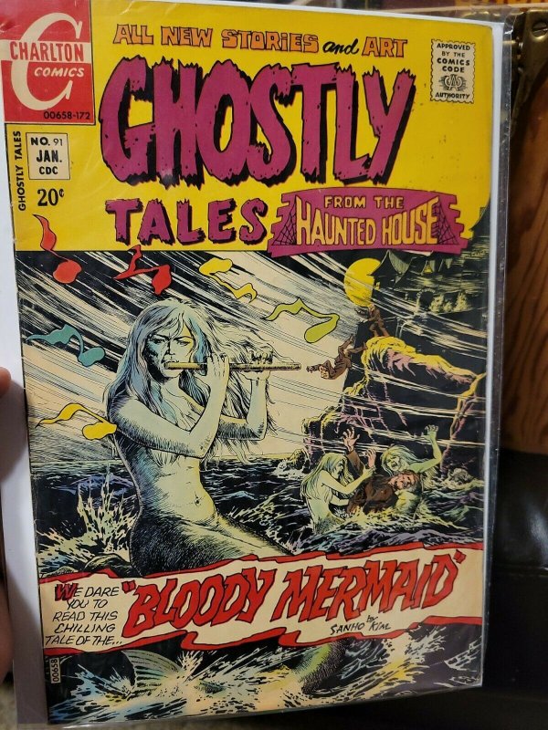 Ghostly Tales #91 in Fine condition. Charlton comics [*85]