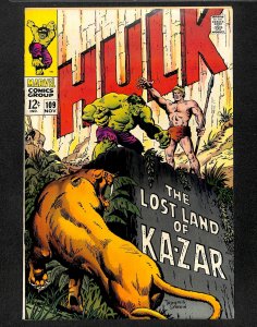Incredible Hulk #109 VF 8.0 Ka-Zar!