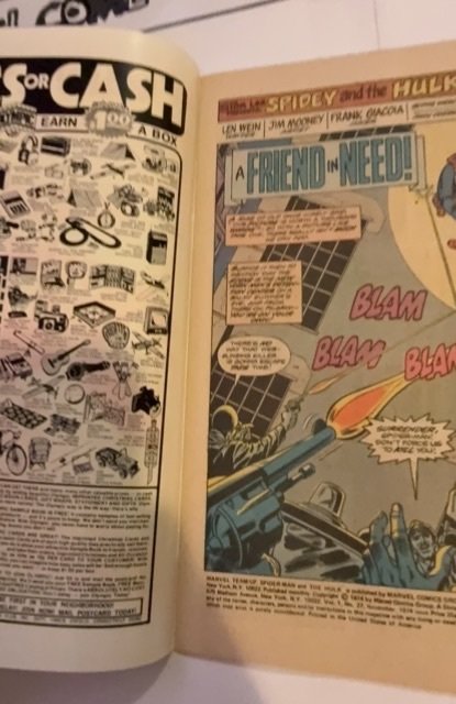 Marvel Team-Up #27 (1974)ASM vs Hulk Len Wein 1 light crease