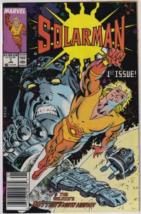 Solarman #1 (1989) Solarman NEWSSTAND EDITION
