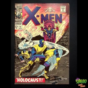 X-Men #26 Marvel 1966  7.5 VF- Signed by Roy Thomas!