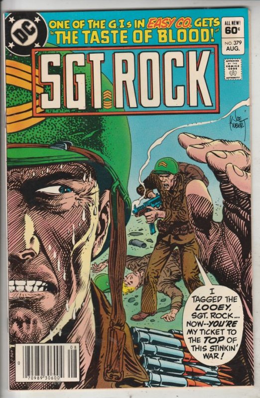 Sgt. Rock #379 (Aug-83) NM- High-Grade Sgt. Rock, Easy Co.