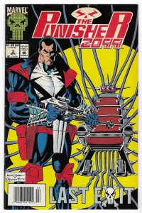 The Punisher 2099 #3 Newsstand Edition (1993)