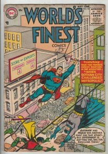 World's Finest #76 (May-55) VG Affordable-Grade Superman, Batman, Robin