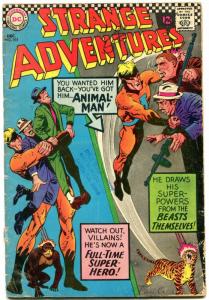 Strange Adventures #195 1966- 1st Full ANIMAL MAN- DC Silver Age vg