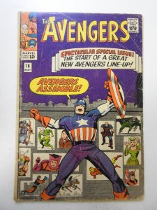 The Avengers #16 (1965) GD+ Condition moisture stain