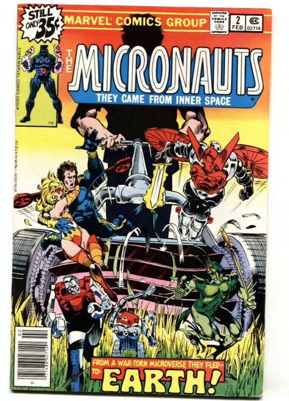 MICRONAUTS #2 comic book  Time Traveler-Marvel 1978