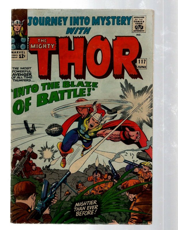 Journey Into Mystery # 117 FN- Marvel Comic Book Thor Loki Odin Asgard Sif RB8