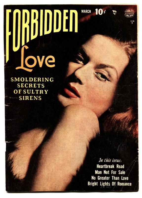 Forbidden Love #1 1950-Golden-Age Romance First Issue - Reed Crandall