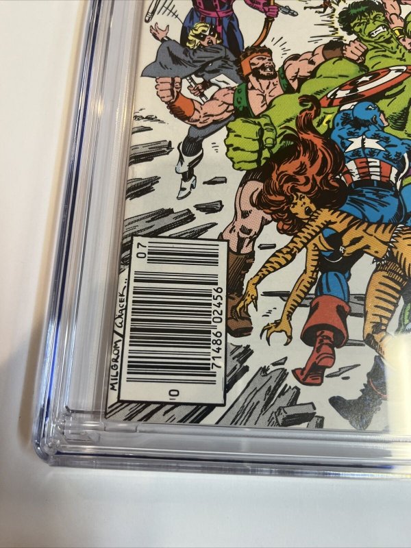 Incredible Hulk (1986) # 321 (CGC 9.6 SS) Signed Sketch (Hulk)  Al  Milgrom |CPV